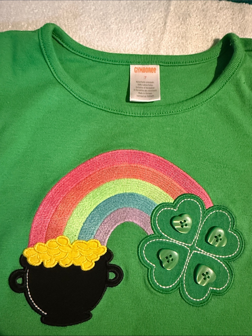 Girl's Long-Sleeve St. Patrick's Day Top - Picture 2 of 4